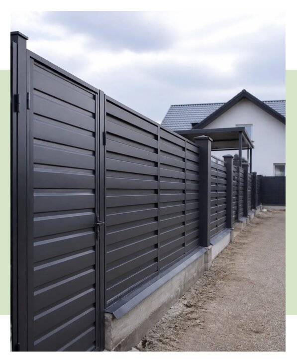 Железный забор под ключ в Искитиме по цене от 4586 р. | ЗаборЭксеперт-Скм